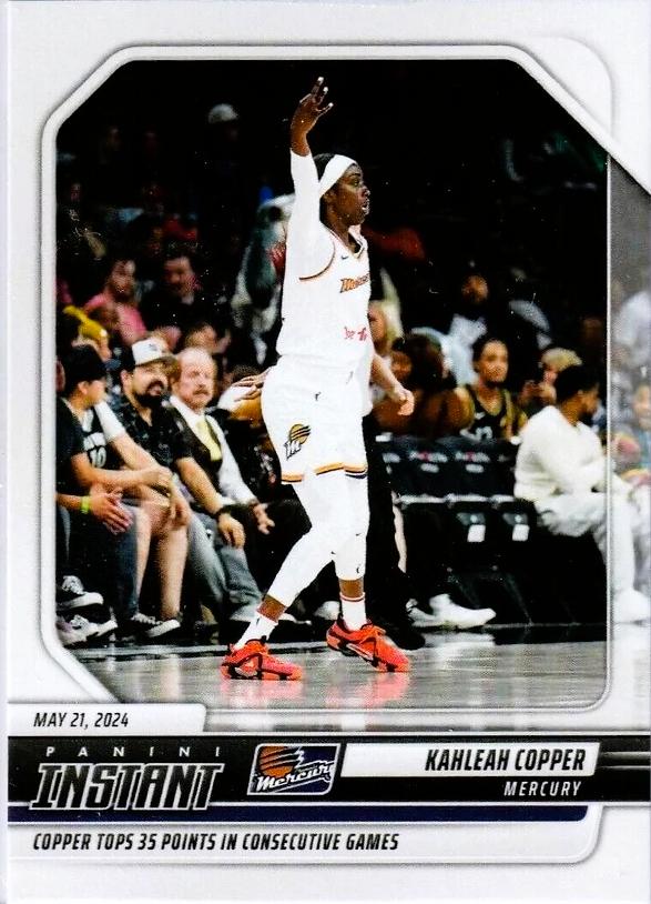 Kahleah Copper #23 Basketball Cards 2024 Panini Instant WNBA