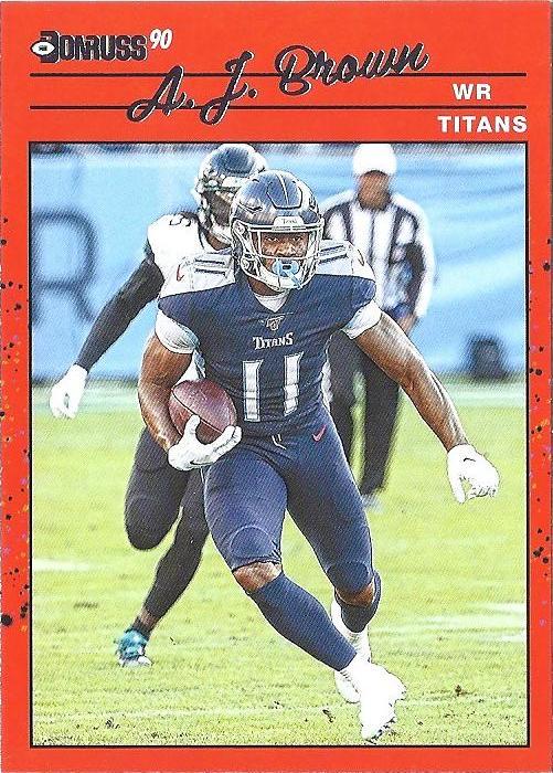 A.J. Brown #R90-AB 2020 Panini Donruss Retro 1990 Football