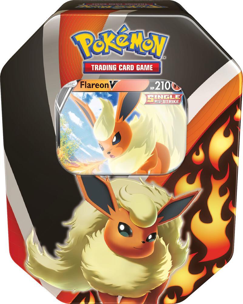 Eevee Evolutions Tin: Flareon V Pokemon Sword & Shield