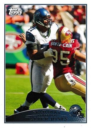 Walter Jones #103 2009 Topps Football