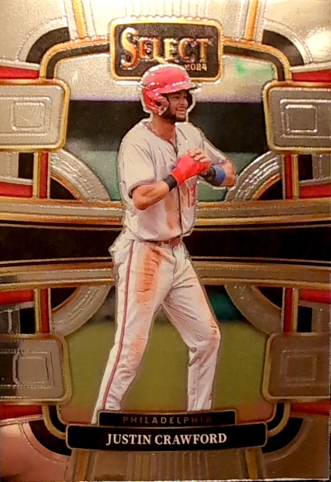 Justin Crawford #38 Baseball Cards 2024 Panini Select