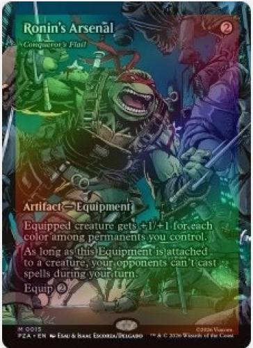 Conqueror's Flail [Foil] (Magic Teenage Mutant Ninja Turtles Source Material)