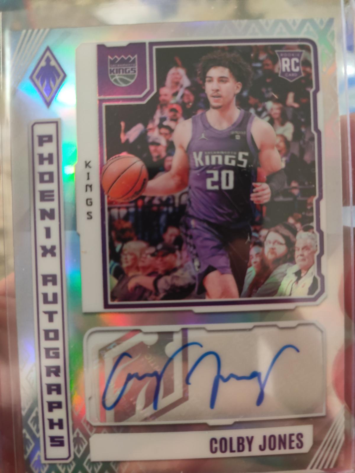 Colby Jones #PA-CJO Basketball Cards 2023 Panini Phoenix Autograph