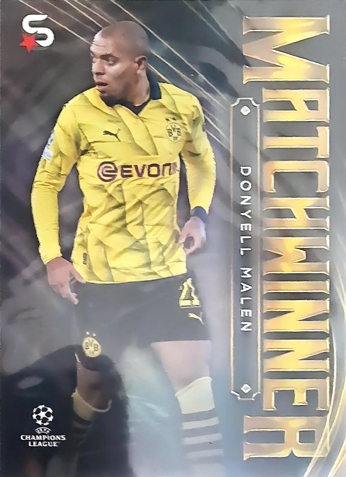Donyell Malen #MW-12 Soccer Cards 2023 Topps UEFA Superstars Matchwinner
