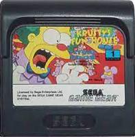 Cartridge | Krusty's Fun House PAL Sega Game Gear