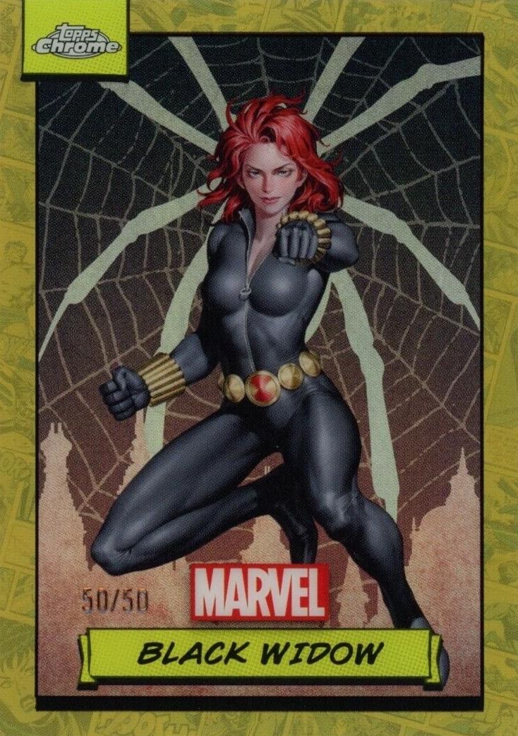 2024 Black Widow [Gold Refractor] #44