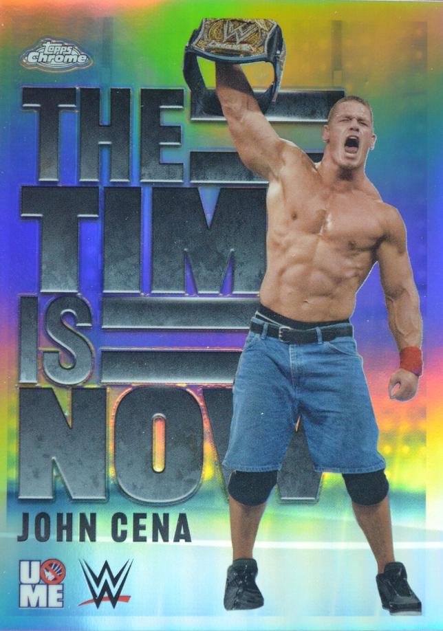 John Cena #TIN-10 Wrestling Cards 2025 Topps Chrome WWE The Time Is Now