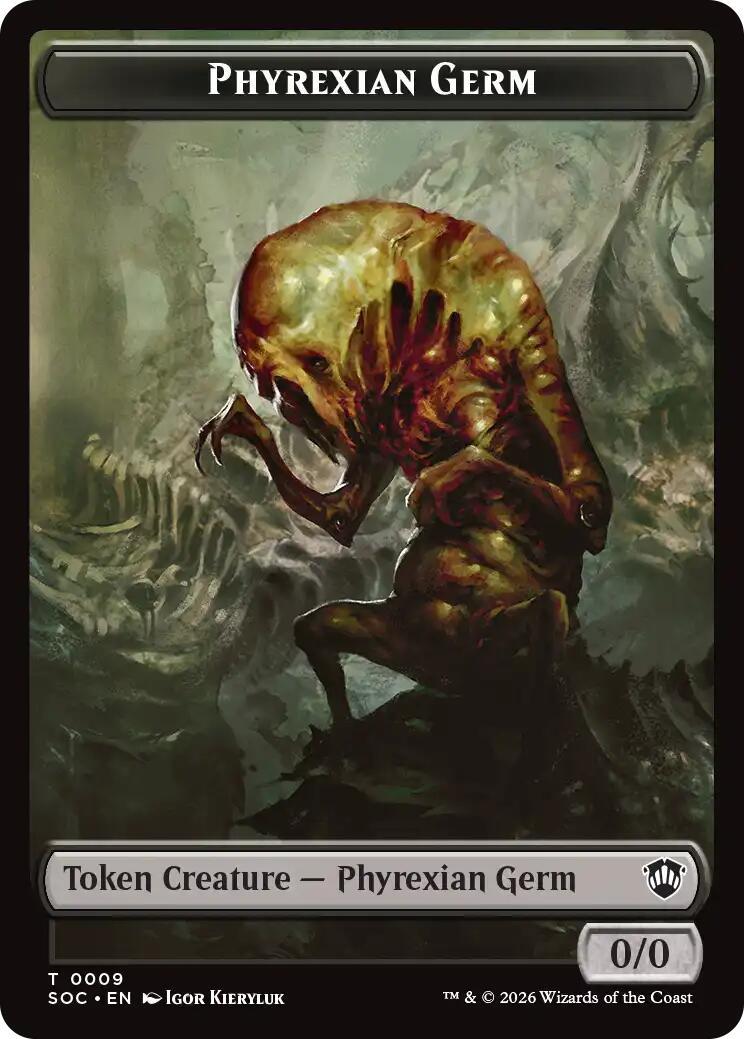 Phyrexian Germ // Thopter Double-Sided Token