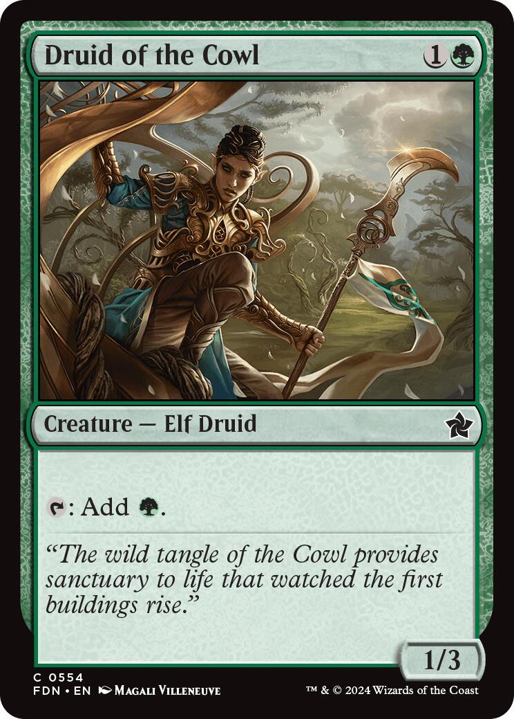 Druid of the Cowl #554 Magic Foundations