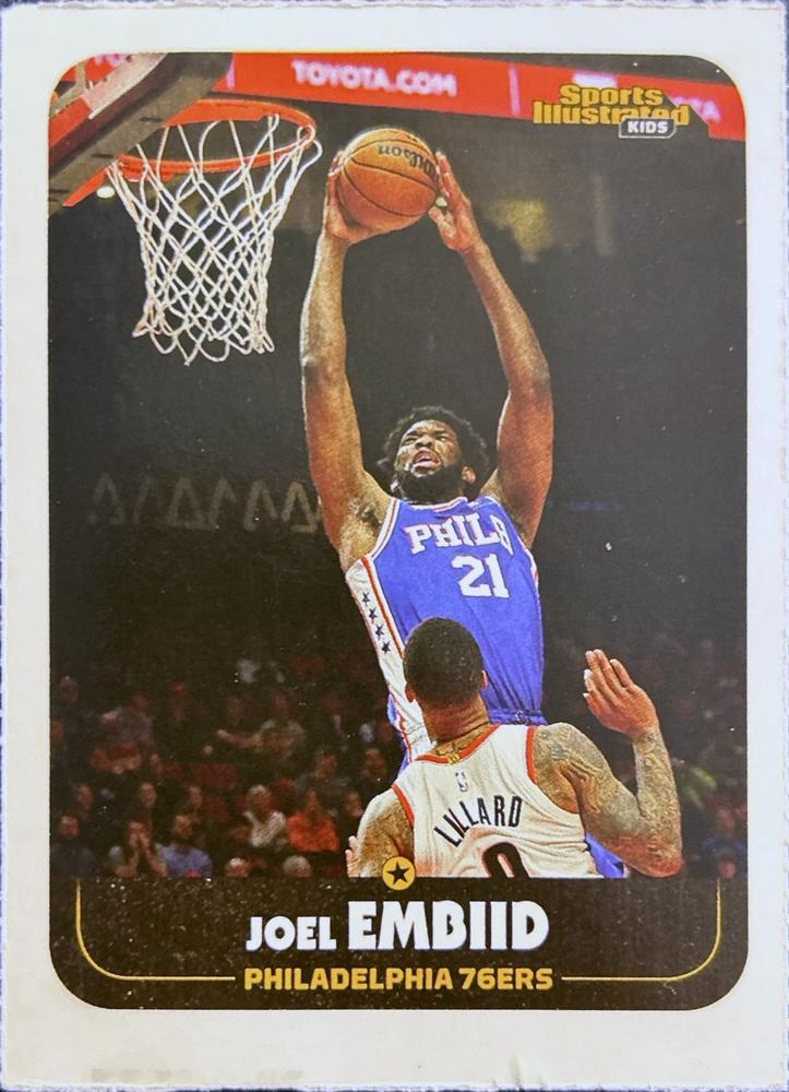 Joel Embiid #1101 2023 Sports Illustrated For Kids Basketball
