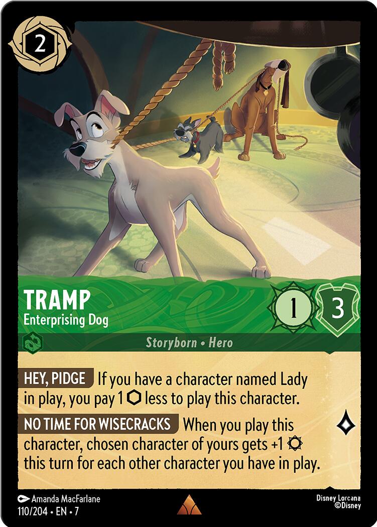 Tramp - Enterprising Dog #110 Lorcana Archazia's Island