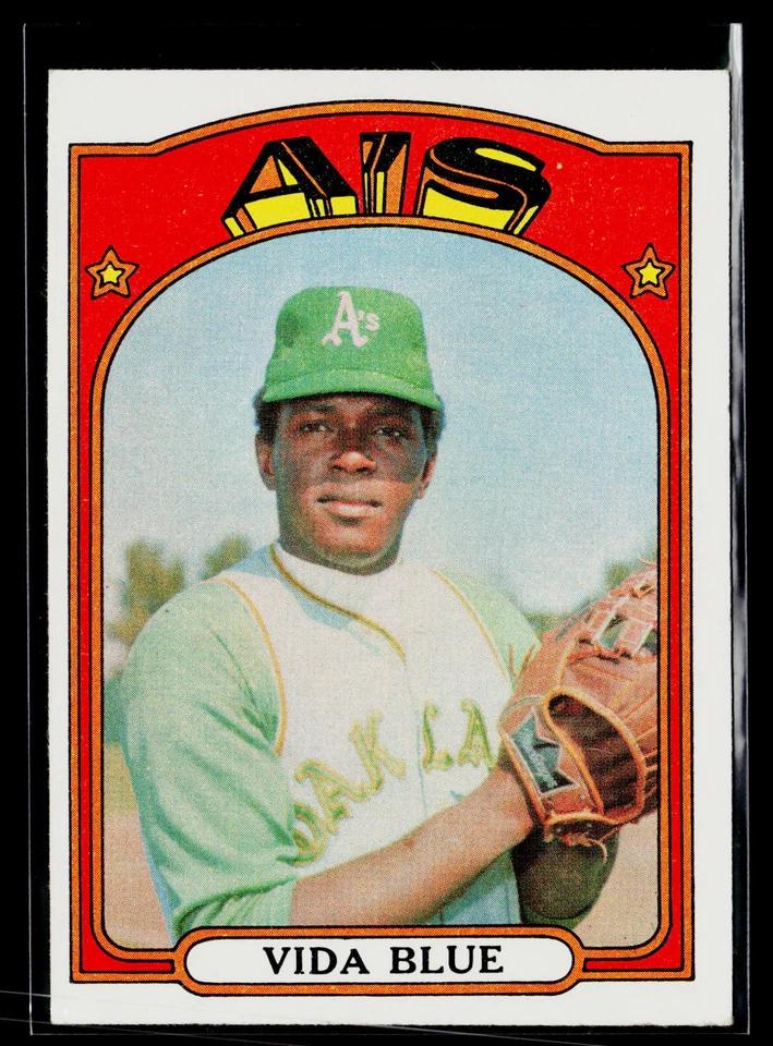Vida Blue #169 Baseball Cards 1972 Topps