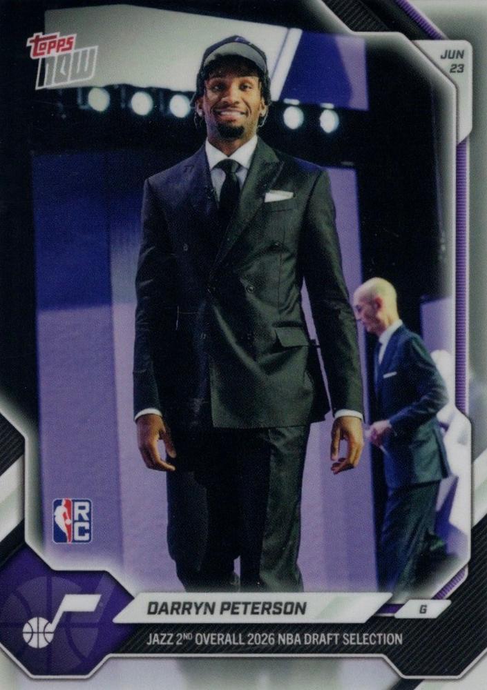 Darryn Peterson #DPET 2026 Topps Now NBA Draft