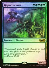 Gigantosaurus 1x FOIL M19 MTG Core Set 2019 Rare MINT green Gigantosaurus 1x FOIL M19 MTG Core Set 2019 Rare MINT green