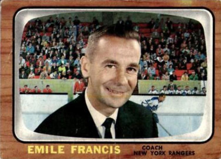 Emile Francis #21 Hockey Cards 1966 Topps