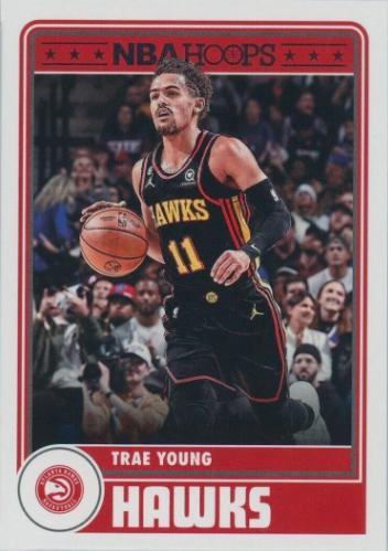 Trae Young #288 Basketball Cards 2023 Panini Hoops