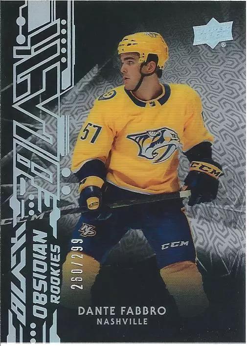 Dante Fabbro #R-DF Hockey Cards 2019 SPx UD Black Obsidian Rookies