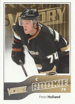 Peter Holland #282 2011 Upper Deck Victory Hockey