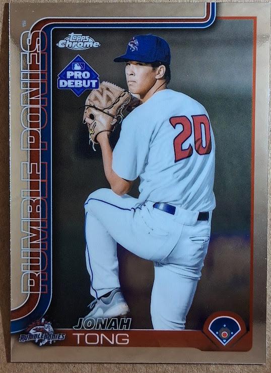 Jonah Tong #PDC-183 2025 Topps Pro Debut Chrome Baseball