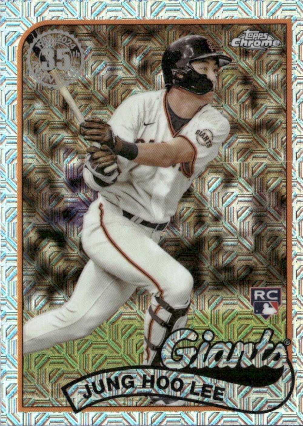 Jung Hoo Lee #2T89C-49 Baseball Cards 2024 Topps 1989 Chrome Silver Pack