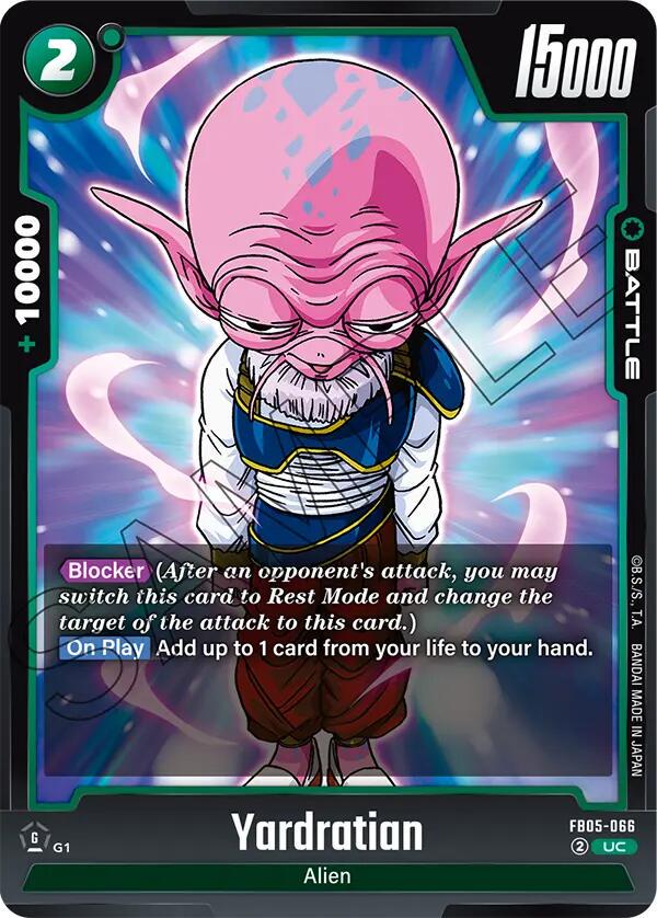 Yardratian FB05-066 Dragon Ball Fusion World New Adventure