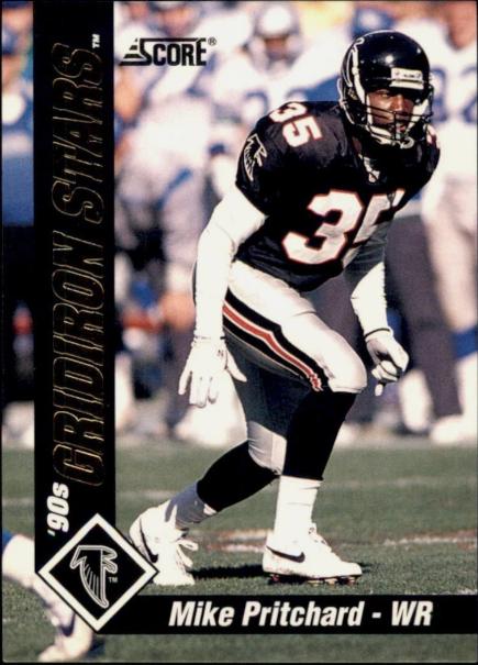 Mike Pritchard #16 1992 Panini Score Gridiron Stars Football