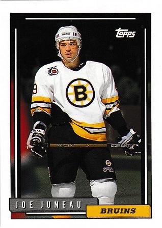 Joe Juneau #365 Hockey Cards 1992 Topps