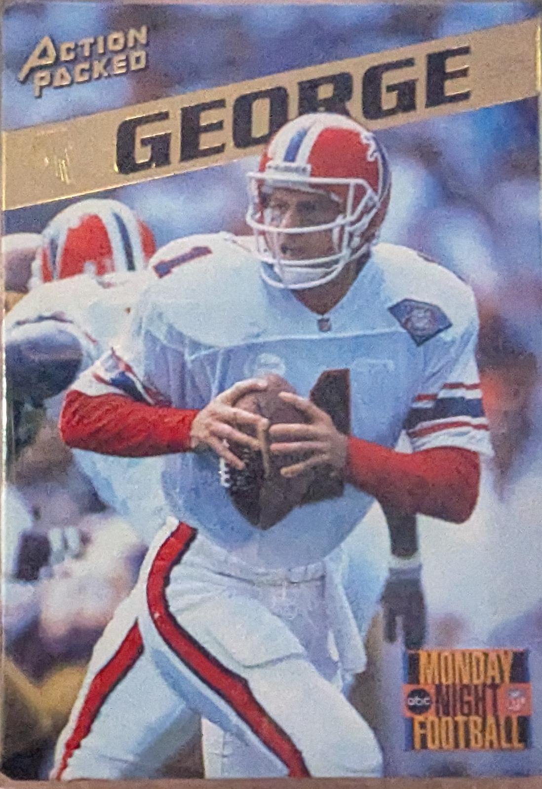 Jeff George #38 Football Cards 1995 Action Packed Monday Night Football