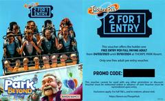 Thrope Park 2 For 1 Entry Ticket | Park Beyond PAL Playstation 5