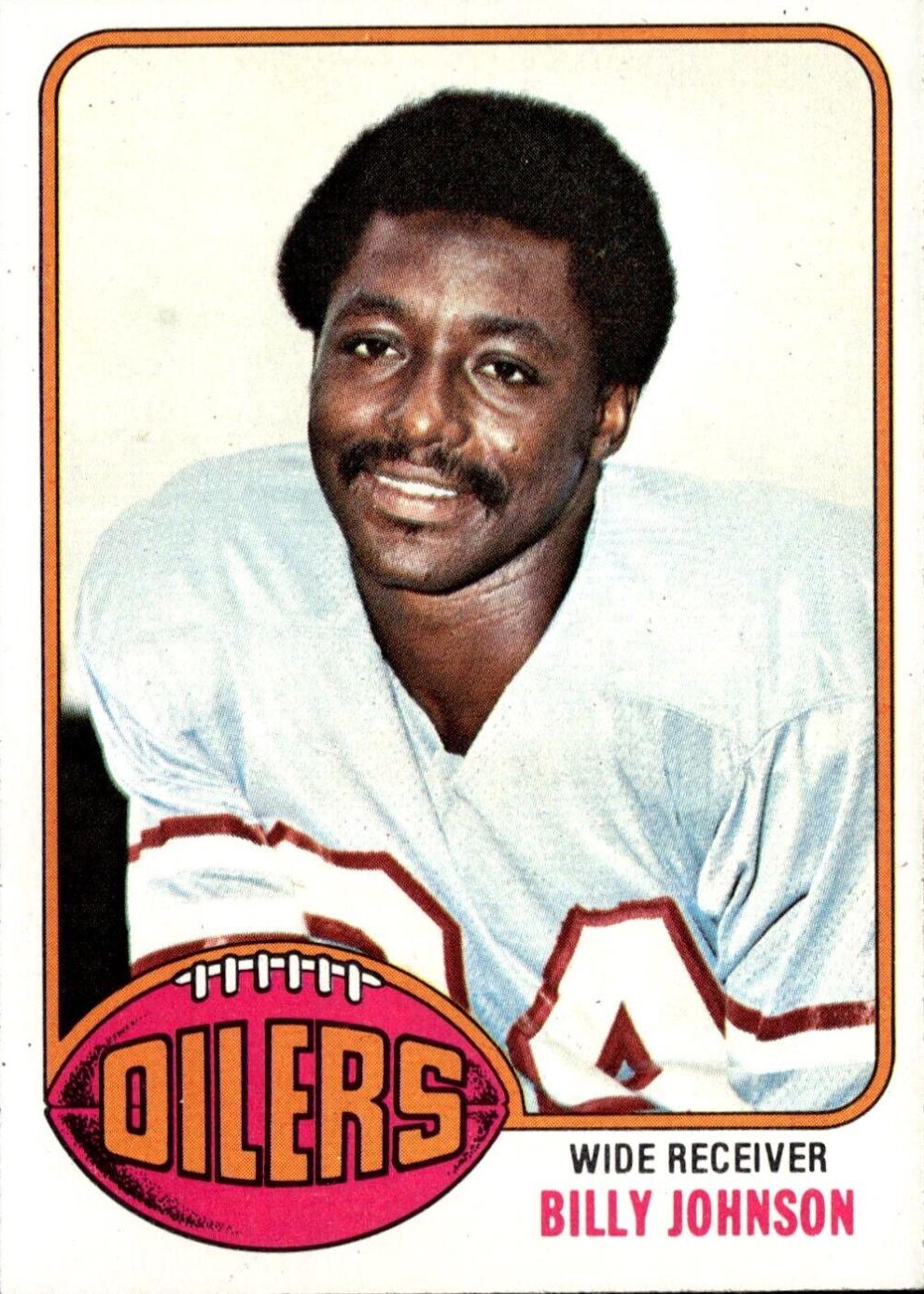 Billy Johnson #223 Football Cards 1976 Topps