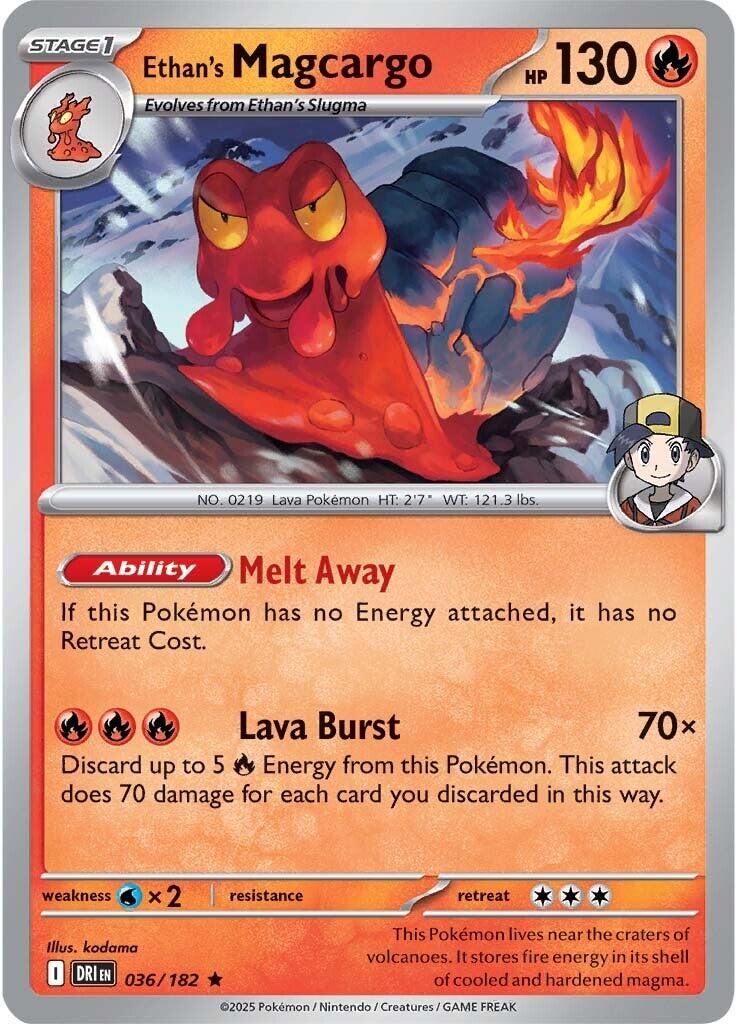Ethan's Magcargo #36 Pokemon Destined Rivals