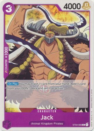 Jack ST04-008 One Piece Starter Deck 4: Animal Kingdom Pirates