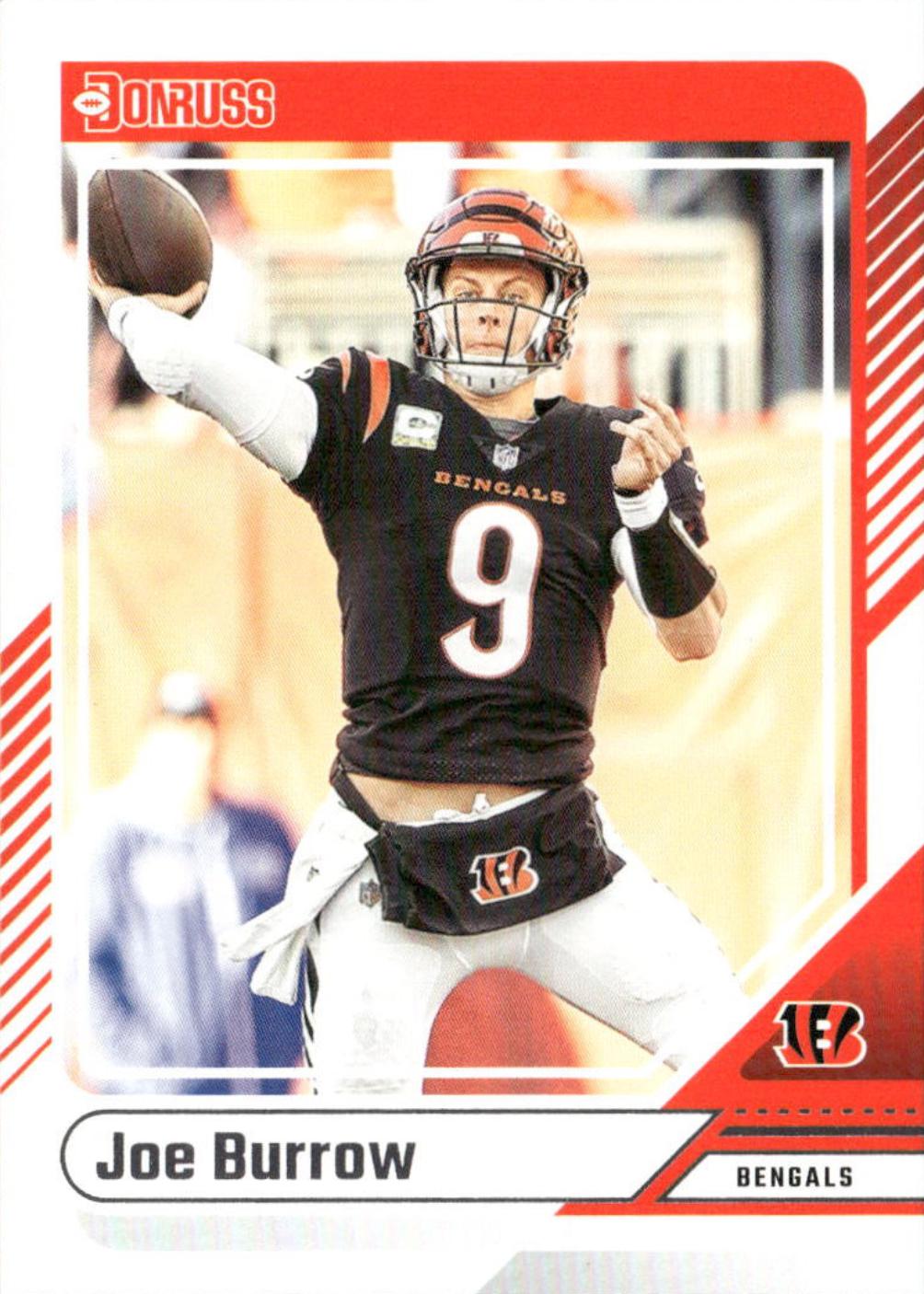 Joe Burrow #10 Football Cards 2024 Panini Donruss