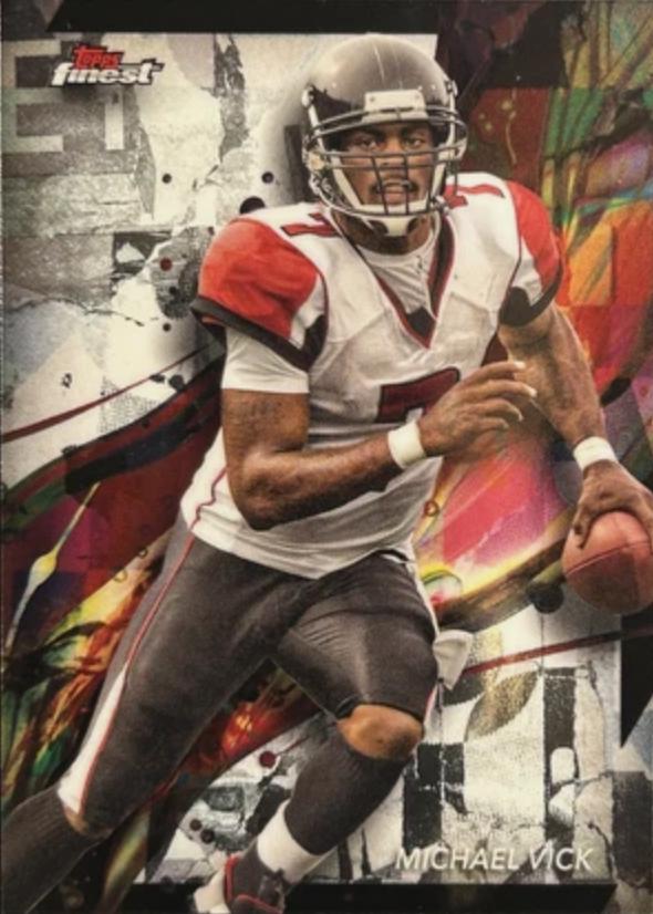 Michael Vick #3 Football Cards 2024 Topps Finest