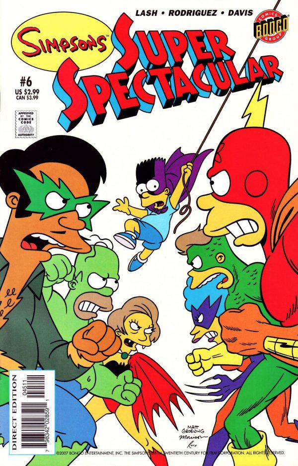 Simpsons Super Spectacular #6 (2008) Comic Books Simpsons Super Spectacular