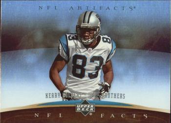 Keary Colbert #NF-CO 2007 Upper Deck Artifacts NFL Facts