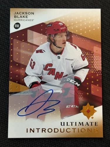 Jackson Blake #UI-JB 2024 Ultimate Collection Introductions Autograph Hockey