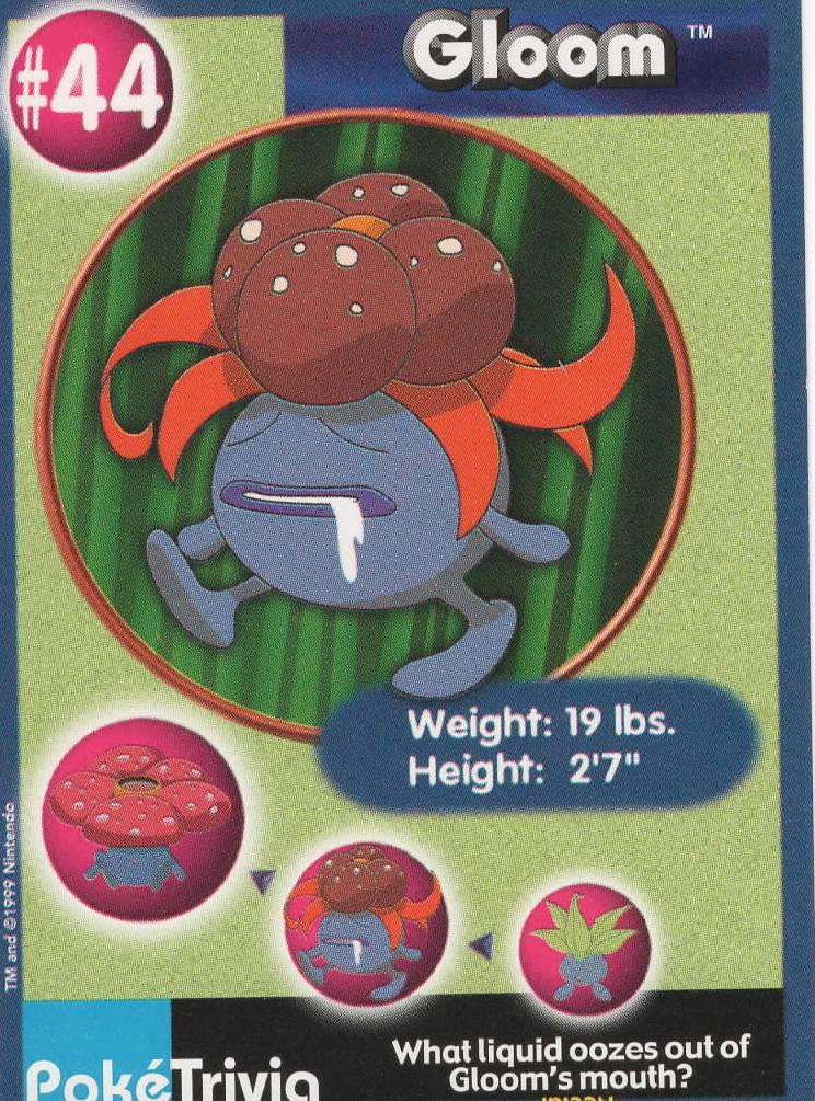 Gloom #44 Pokemon Burger King
