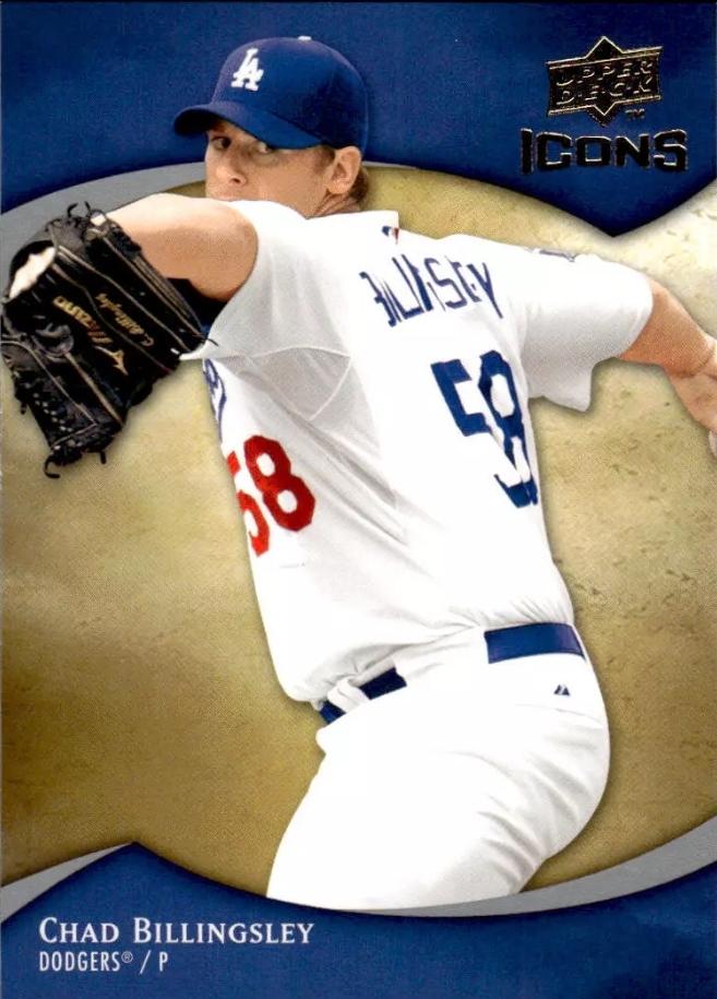 Chad Billingsley #19 Baseball Cards 2009 Upper Deck Icons