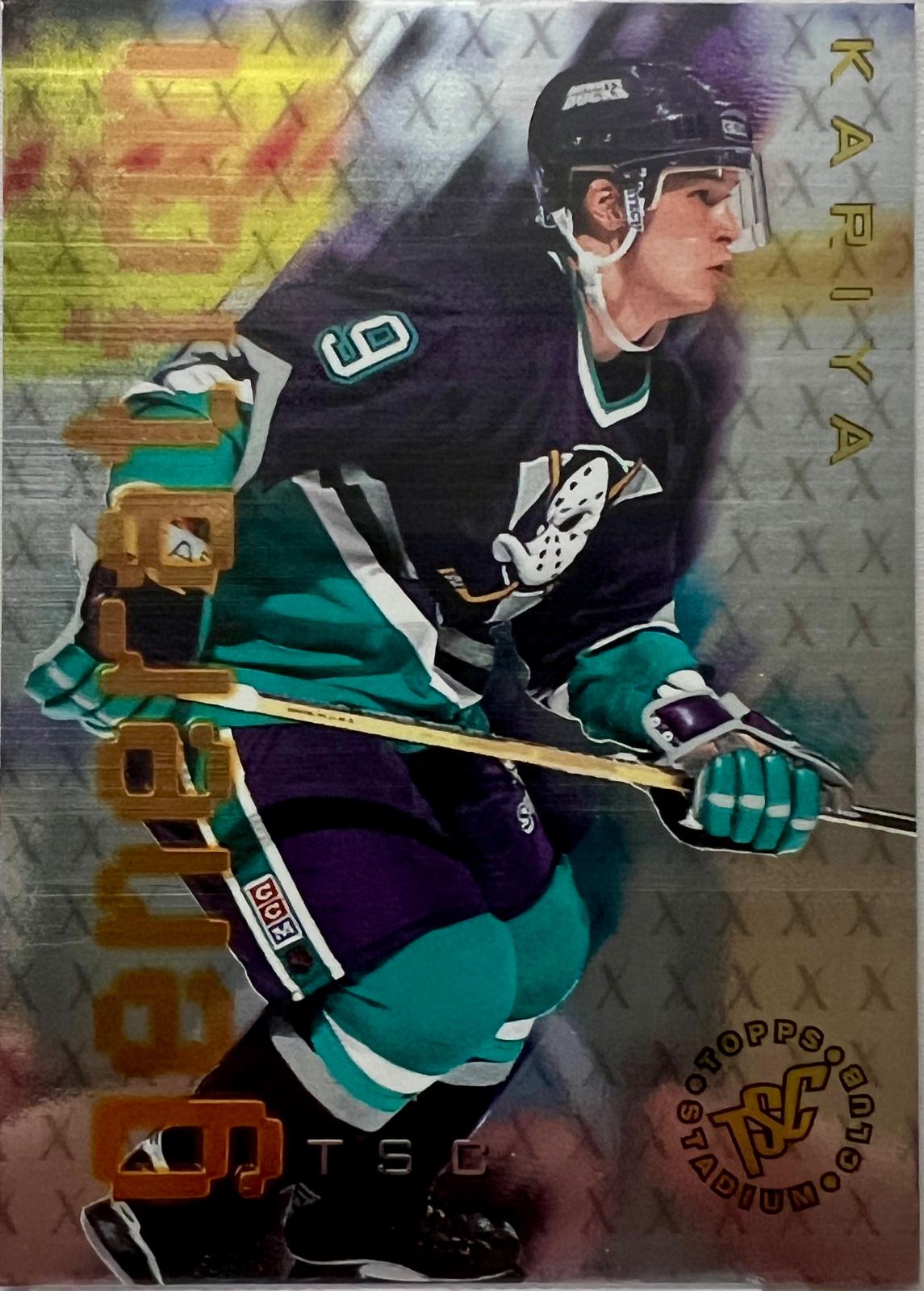 Paul Kariya #GT1 Hockey Cards 1995 Stadium Club Generation Tsc