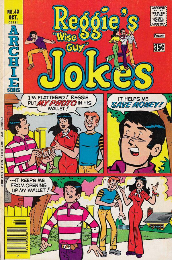 Reggie's Wise Guy Jokes #43 (1977) Comic Books Reggie's Wise Guy Jokes