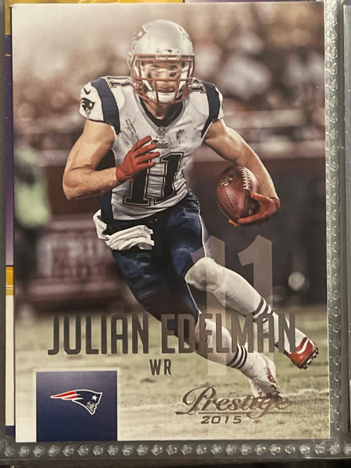 Julian Edelman #2 Football Cards 2015 Panini Prestige