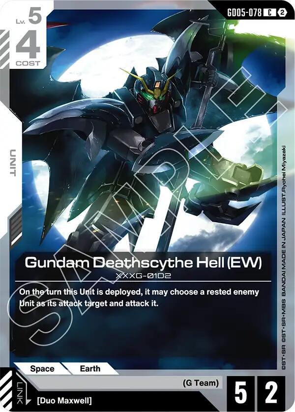 Gundam Deathscythe Hell: EW #GD05-078 Prices | Gundam Freedom