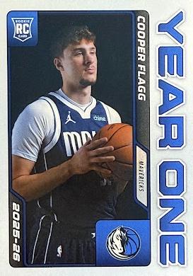 Cooper Flagg #YO-16 2025 Panini Instant NBA Year One