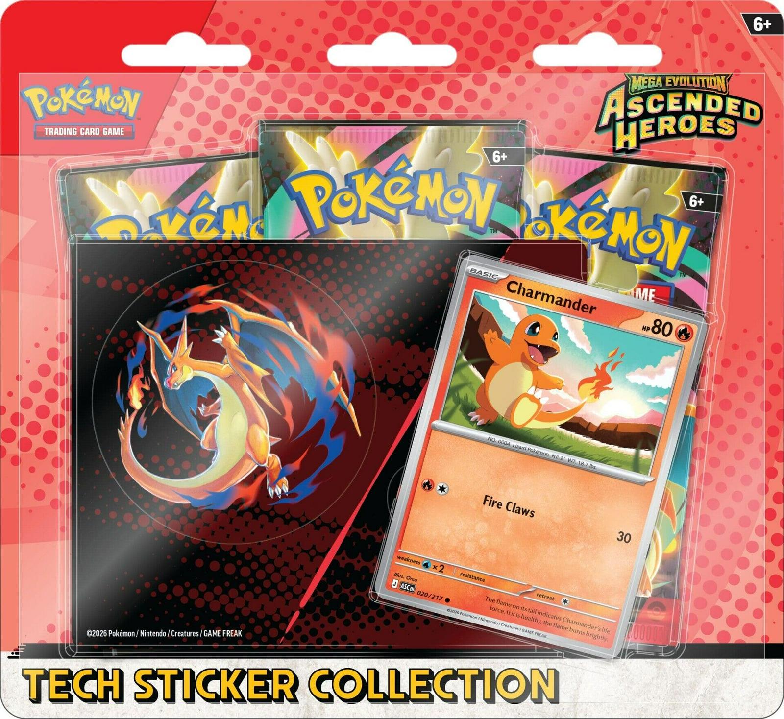 Tech Sticker Collection: Charmander Pokemon Ascended Heroes Prices