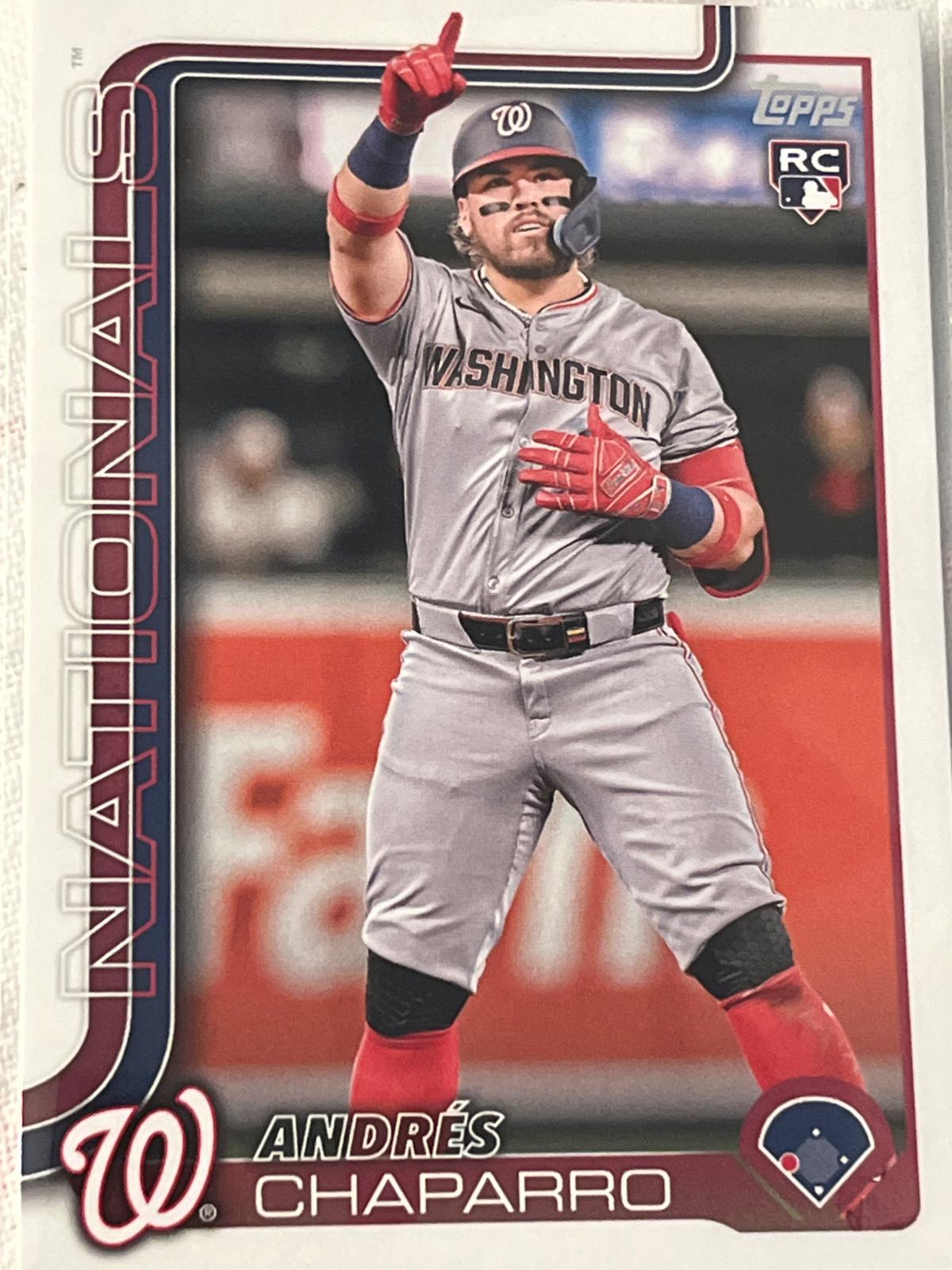 Andres Chaparro #167 Baseball Cards 2025 Topps