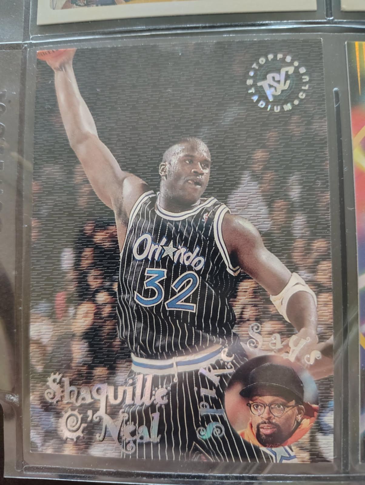 Shaquille O' Neal #SS9 Basketball Cards 1995 Stadium Club Spike Says