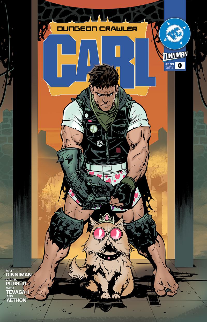Dungeon Crawler Carl comic cover S-001 - Cover A - Absolute Batman #1 homage (Trade dress)