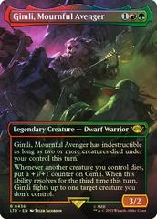 Gimli, Mournful Avenger [Borderless Foil] #436