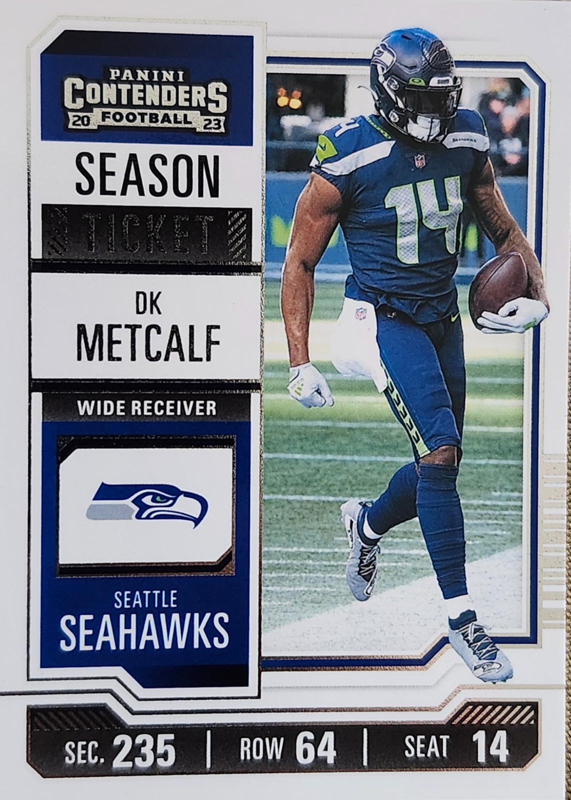 DK Metcalf #89 Football Cards 2023 Panini Contenders